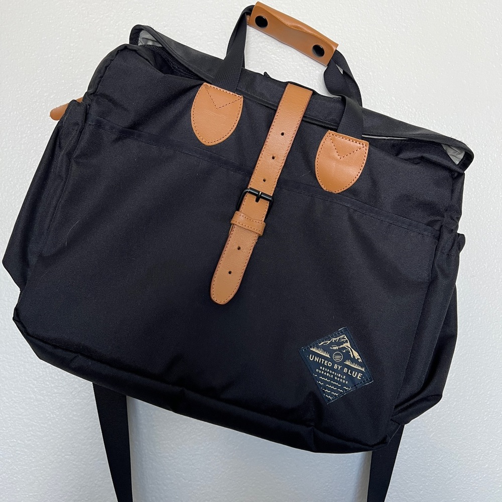 United By Blue Deuhl water resistant messenger bag